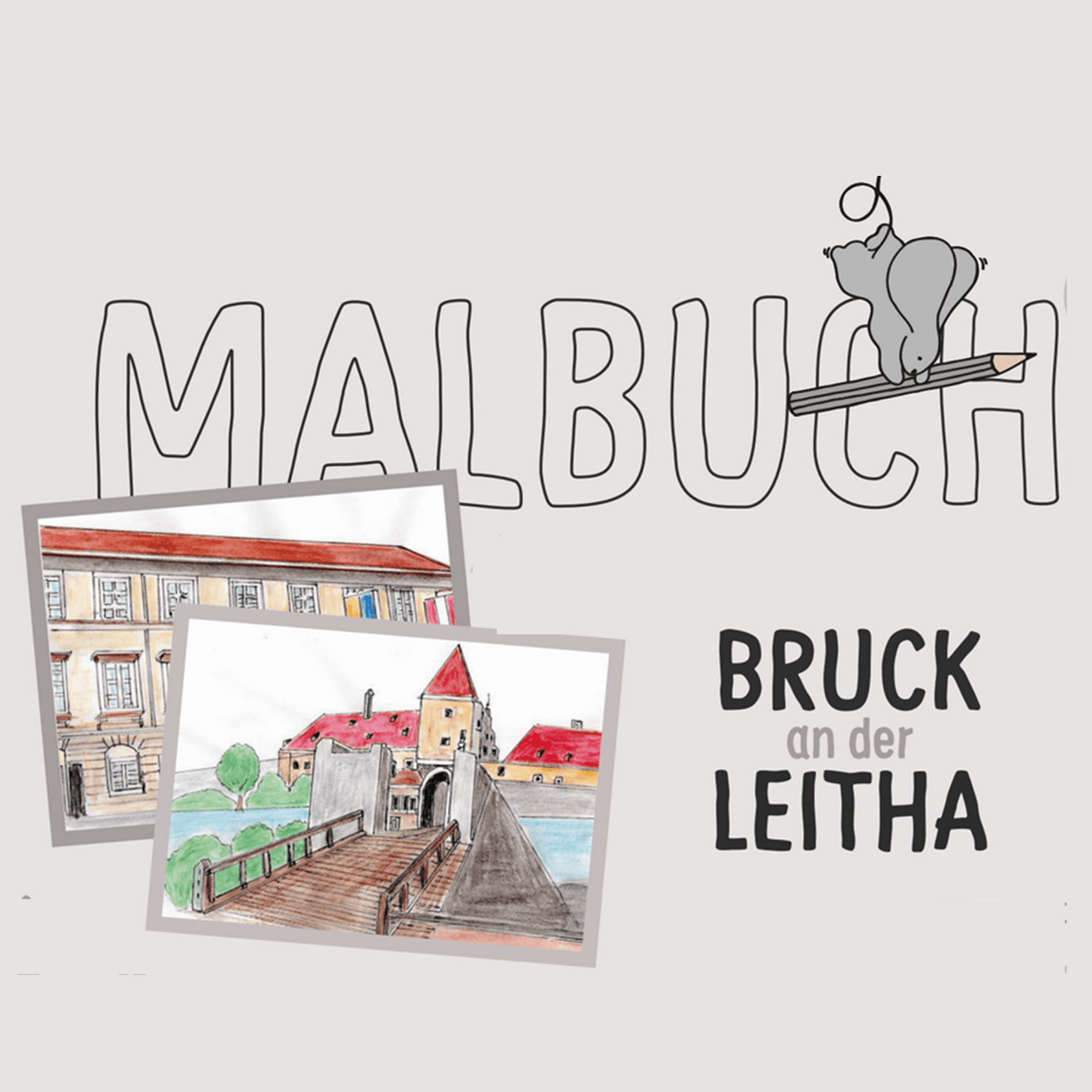 Malbuch qu – Das Herzstück Bruck an der Leitha